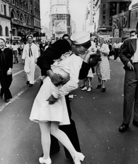 August 14, 1945: Times Square and a Couple of Kisses